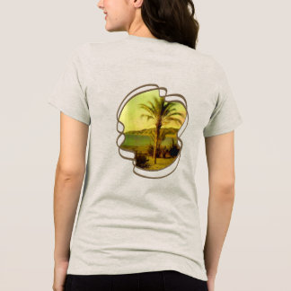 Water Baby Vintage Palm-Shirt Tri-Blend Shirt