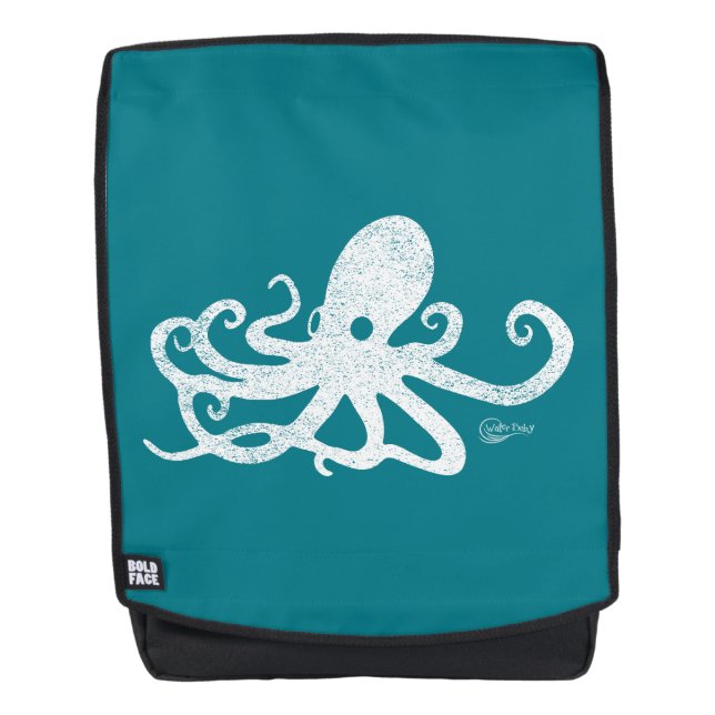 Water Baby - Vintager Octopus-Rucksack Rucksack (Vorderseite)