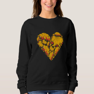 Water Bear Microbiology Heart Tardigrade Premium Sweatshirt