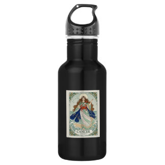 Water Bottle Cancer Zodiac Artisan Edelstahlflasche