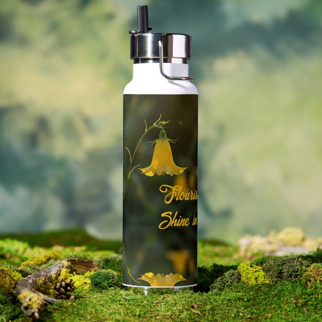 Water Bottle - Flowers for the soul Trinkflasche ( Außenbereich (gedreht))