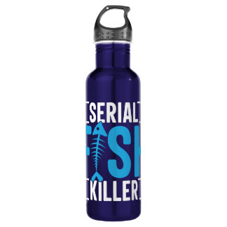 Water Bottle Serial Fish Edelstahlflasche