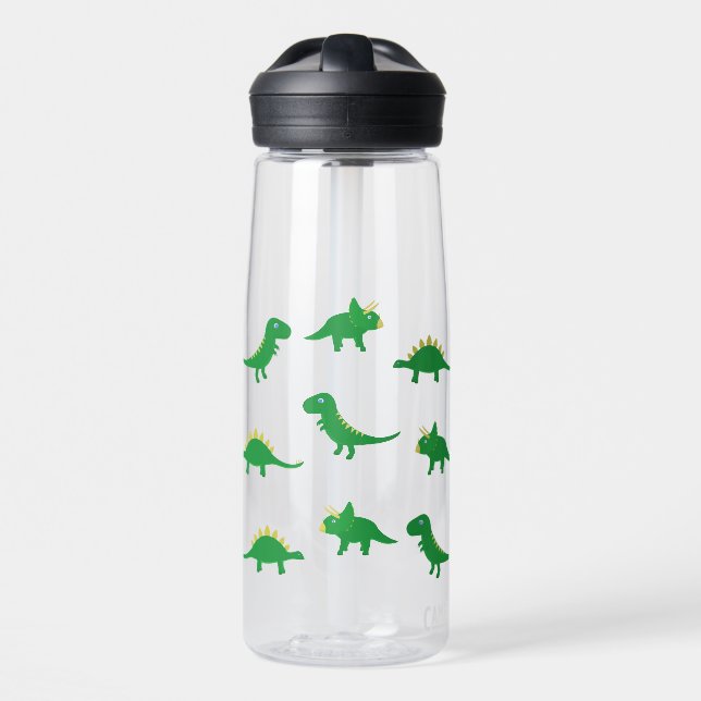 Water bottle with dinosaurs trinkflasche (Vorne)