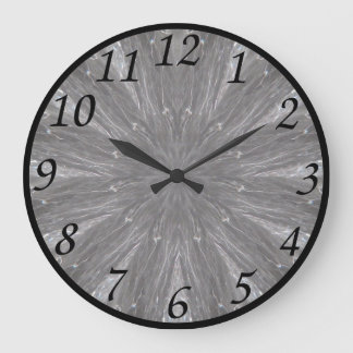 Water Clock - Natural Große Wanduhr