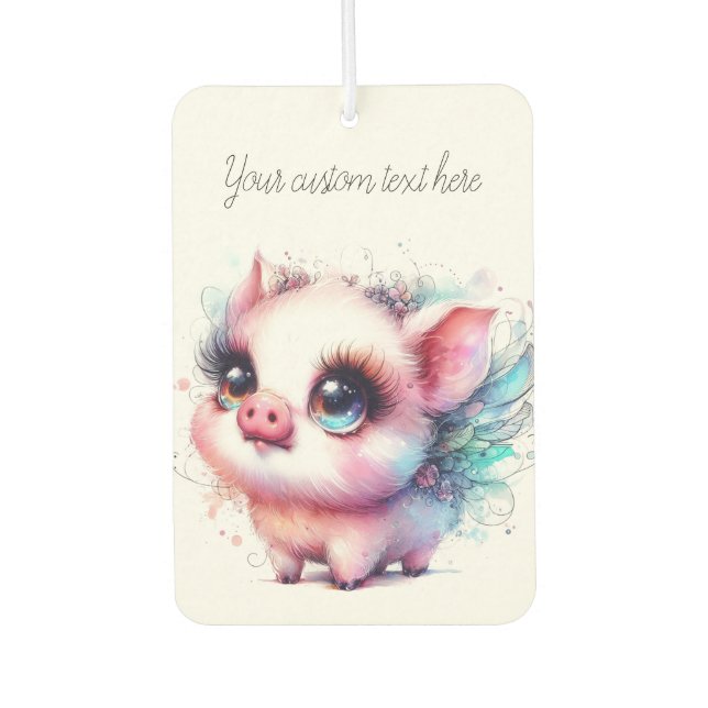 Water Color Pig Autolufterfrischer (Vorderseite)