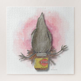 water colour Australian magpie jigsaw puzzle