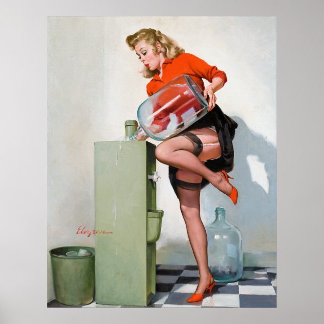Water Cooler Pin Up Poster (Vorne)