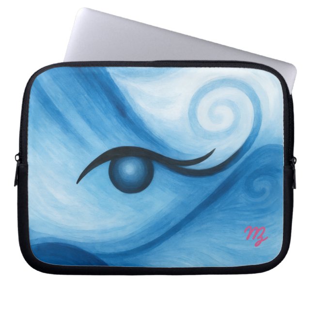 Water Eye electronics pouch Laptopschutzhülle (Vorderseite)