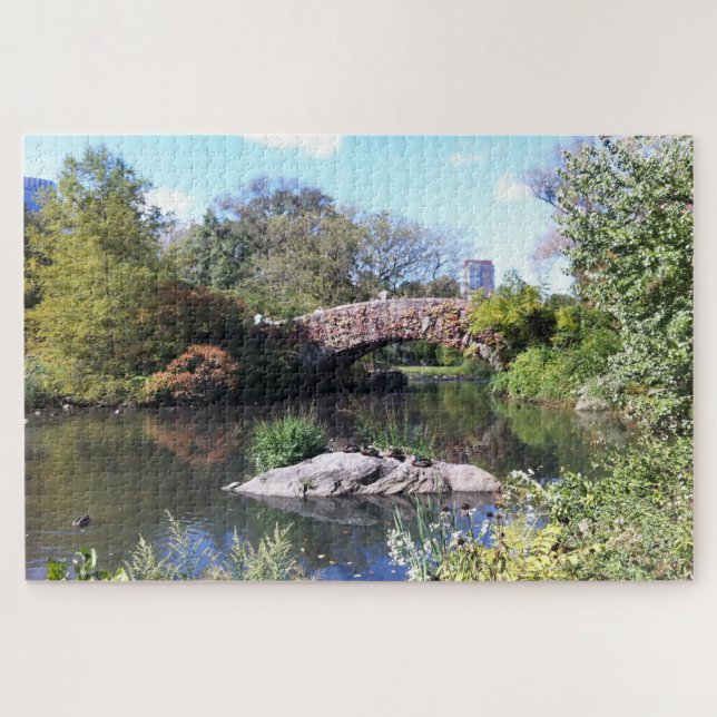 Water Feature Central Park New York Puzzle (Horizontal)
