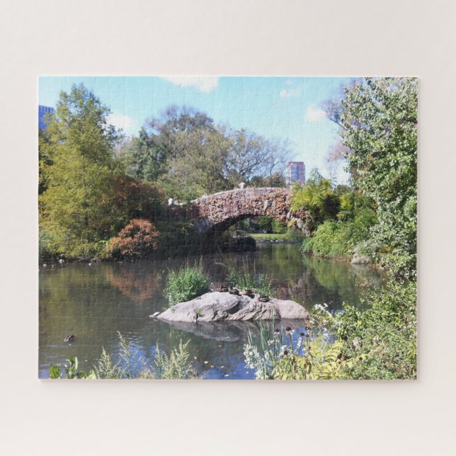 Water Feature Central Park New York Puzzle (Horizontal)