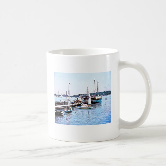 Water Front Put-In-Bay OH c1904 Kaffeetasse (Rechts)