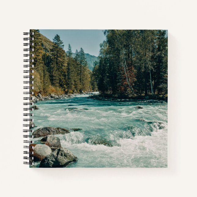 Water | Kucherla River, Altai Mountains Notizbuch (Vorderseite)