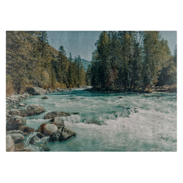 Water | Kucherla River, Altai Mountains Schneidebrett (Vorderseite)