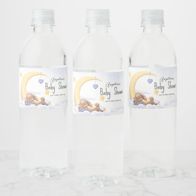 Water Labels for baby shower. Wasserflaschenetikett (Flaschen)