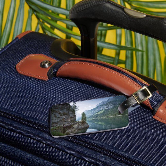 Water | Lake Gosau Salzkammergut Austria Gepäckanhänger (Vorderseite Insitu 3)