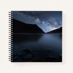 Water Lakeshore at Night Notizbuch