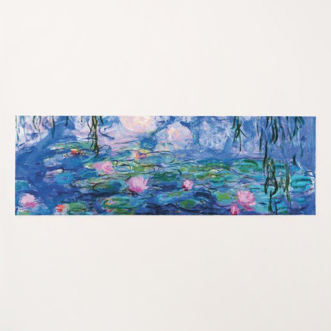 Water Lilie von Claude Monet Yogamatte (Vorderseite (Horizontal))