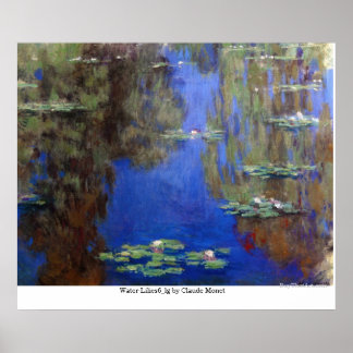 Water Lilies6_lg von Claude Monet Poster