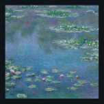Water Lilies, 1906 von Claude Monet - Poster<br><div class="desc">Claude Monet war besessen von Water Lilies,  die er in den letzten 30 Jahren seines Lebens mehr als 250 Mal gemalt hatte. Diese Version ist im Art Institute of Chicago.</div>