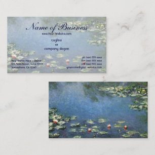 Water Lilies (1906) von Claude Monet Visitenkarte