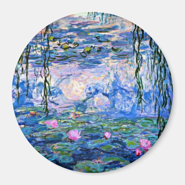 Water Lilies, 1919, von Claude Monet, Magnet (Vorne)