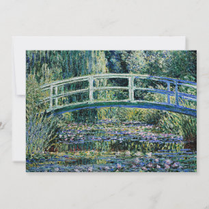 "Water Lilies and Japanese Bridge" Karte