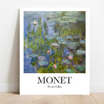 Water Lilies by Claude Monet<br><div class="desc">Verwandeln Sie Ihren Raum mit dem bezaubernden Poster "Water Lilies" von Claude Monet. Dieses in Museumsqualität gedruckte Werk präsentiert Monets berühmtes Meisterwerk mit lebhaften Farben und zarten Pinselstrichen. Mit seiner üppigen Blumenlandschaft und seinem Lichtspiel ist dieses impressionistische Kunstwerk ein Muss für Kunstliebhaber und Naturliebhaber. Fügen Sie Ihrer Wohngestaltung eine Touch...</div>