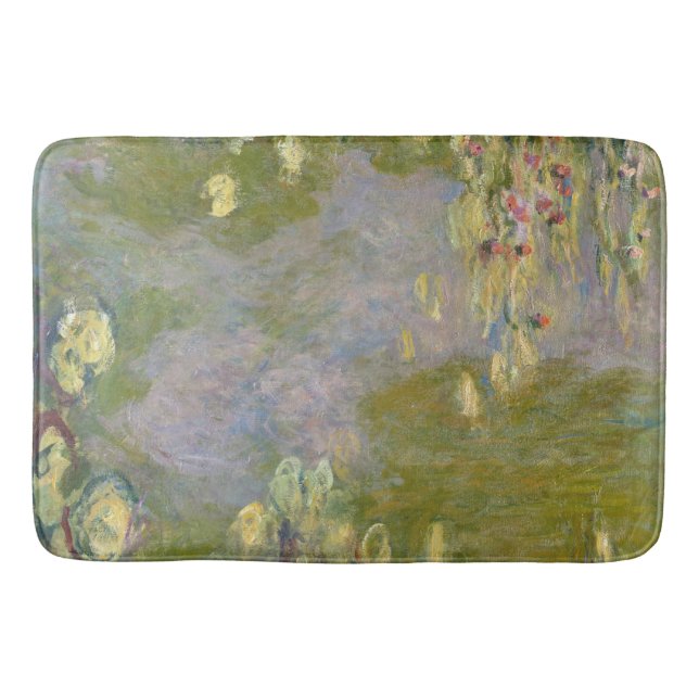 Water Lilies by Claude Monet Badematte (Vorderseite)