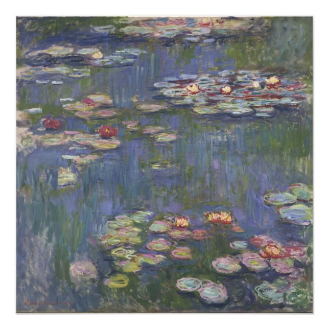 Water Lilies by Claude Monet Fotodruck (Vorne)