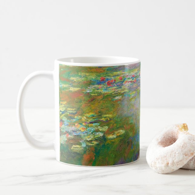 Water Lilies by Claude Monet Kaffeetasse (Mit Donut)