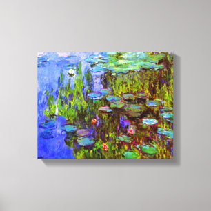 Water Lilies by Claude Monet Leinwanddruck