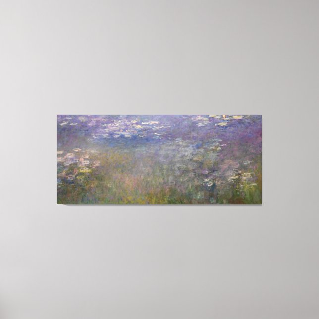 Water Lilies by Claude Monet Leinwanddruck (Vorderseite)