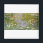 Water Lilies by Claude Monet Magnet<br><div class="desc">Oscar-Claude Monet (UK: /ˈmmɒ neɪ/, US: /momomoˈneɪ, mjaˈ-/, French mwer: [klod mnovember 1840 nsor]; 14 November 5 December 1926) was a French painter and founder of beeinonist painseen as precurursor m, especially in his attempts to paint nature as perceived it.[1] During his long career, he was the most bestehen aus...</div>