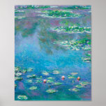 Water Lilies by Claude Monet Poster<br><div class="desc">Water Lilies by Claude Monet</div>