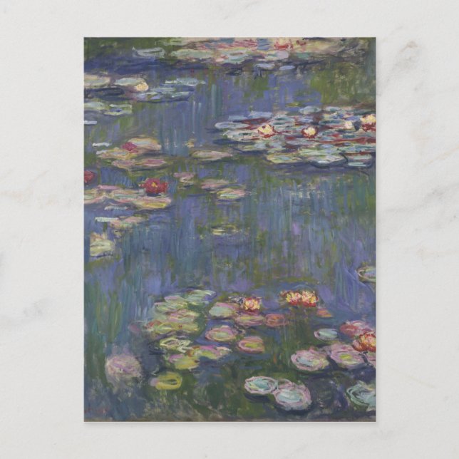 Water Lilies by Claude Monet Postkarte (Vorderseite)