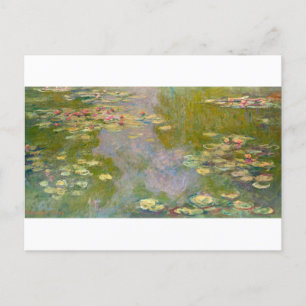 Water Lilies by Claude Monet Postkarte
