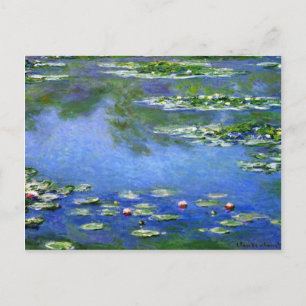 Water Lilies by Claude Monet Postkarte
