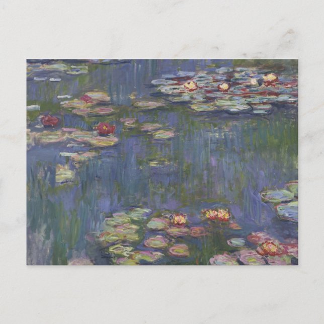 Water Lilies by Claude Monet Postkarte (Vorderseite)
