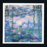 Water Lilies by Claude Monet Serviette<br><div class="desc">Water Lilies von Claude Monet. Bitte besuchen Sie mein Geschäft für mehr interessantes Design und mehr Farbwahl. => zazzle.com/iwheels*</div>