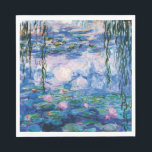 Water Lilies by Claude Monet Serviette<br><div class="desc">Water Lilies von Claude Monet. Bitte besuchen Sie mein Geschäft für mehr interessantes Design und mehr Farbwahl. => zazzle.com/iwheels*</div>