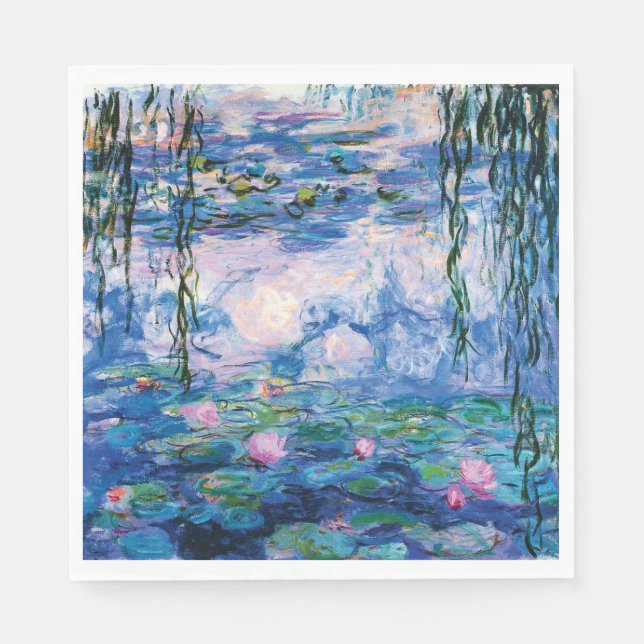 Water Lilies by Claude Monet Serviette (Vorderseite)