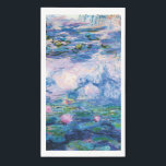 Water Lilies by Claude Monet Serviette<br><div class="desc">Water Lilies von Claude Monet. Bitte besuchen Sie mein Geschäft für mehr interessantes Design und mehr Farbwahl. => zazzle.com/iwheels*</div>