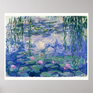Water Lilies by Monet 30"x24" Poster