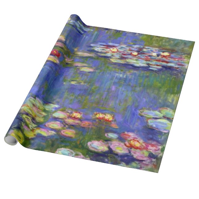 Water Lilies by Monet Geschenkpapier (Ungerollt)