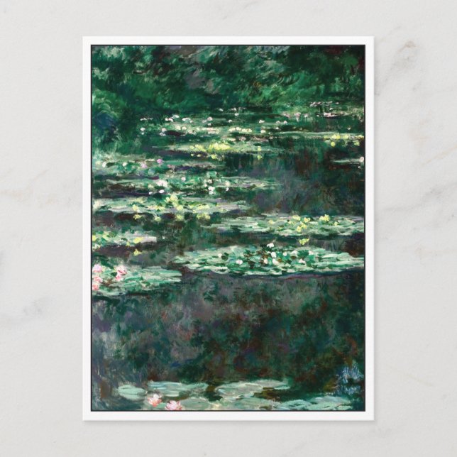 Water Lilies by Monet Postkarte (Vorderseite)