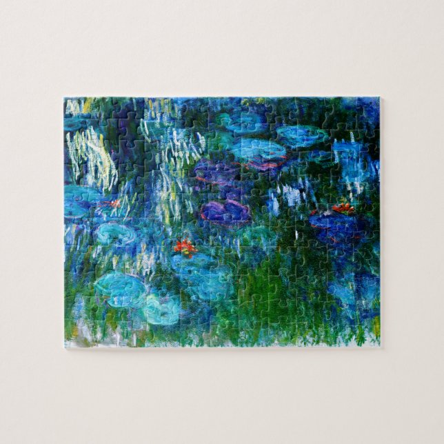 Water Lilies Claude Monet Kunstgewerbe Puzzle (Horizontal)