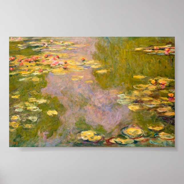 Water Lilies - Claude Monet Poster (Vorne)