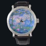 Water Lilies Claude Monet restauriert Armbanduhr<br><div class="desc">Water Lilies Claude Monet restauriert</div>