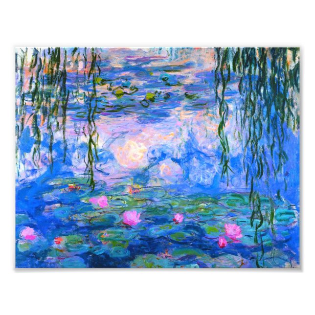 Water Lilies Claude Monet restauriert Fotodruck (Vorne)