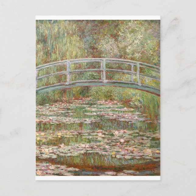 Water Lilies ~ Monet Postkarte (Vorderseite)